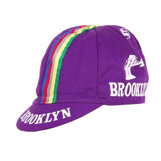 Giordana Team Brooklyn Cotton Cap - Purple/Stripe