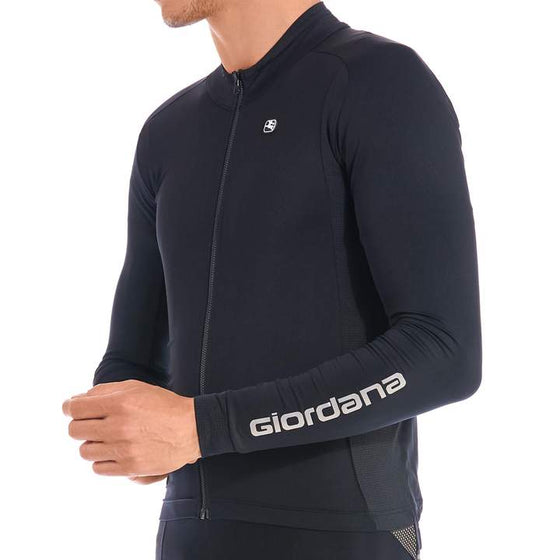 Giordana Men's FR-C Pro Thermal L/S Jersey - Black