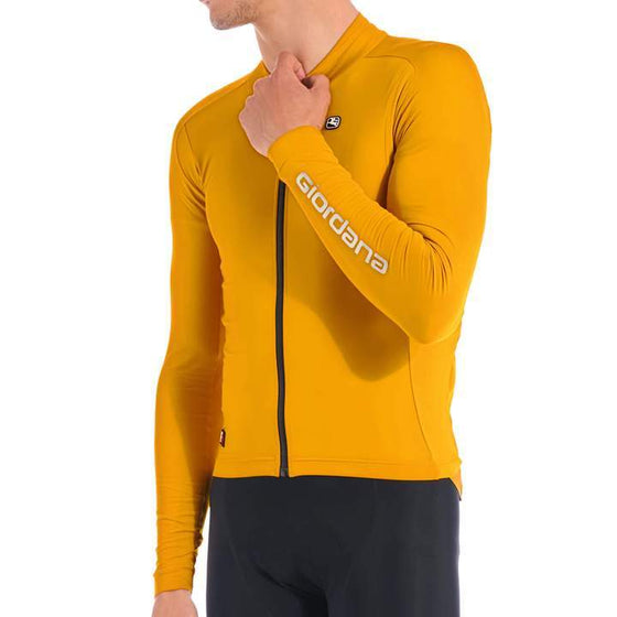 Giordana Men's FR-C Pro Thermal L/S Jersey - Mustard