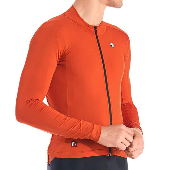 Giordana Men's FR-C Pro Thermal L/S Jersey - Sienna Orange