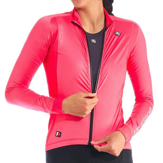 Giordana Women's FR-C Pro Thermal L/S Jersey - Teaberry Pink