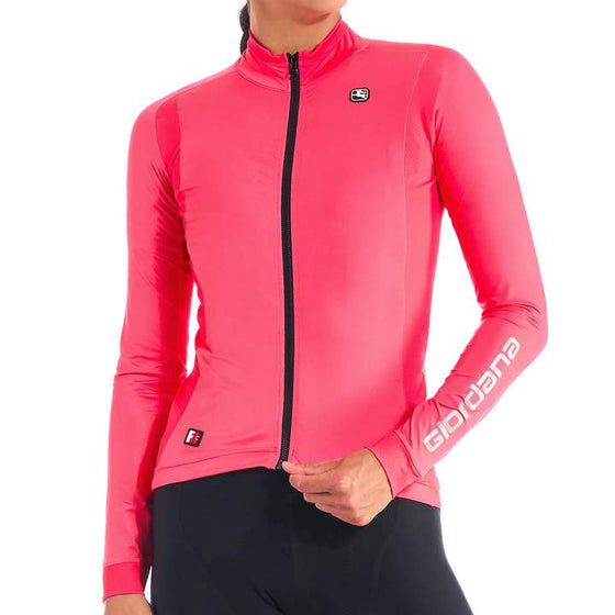 Giordana Womens FRC Pro Thermal L/S Jersey - Teaberry Pink