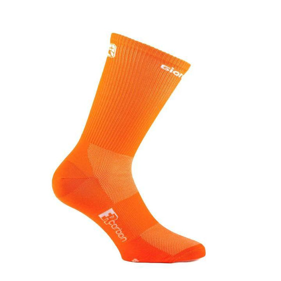 Giordana FRC Socks - Tall Cuff - Solid Orange Fluo