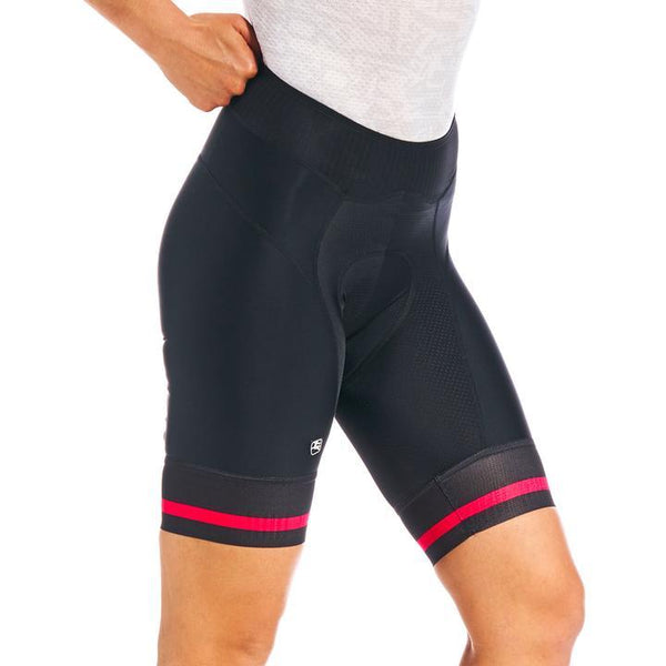 Giordana Womens FR C Pro Waisted Shorts Black Pink Bike Lounge Online Store