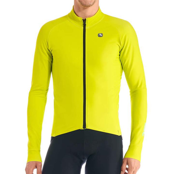 Giordana Men's G-Shield Thermal L/S Jersey - Acid Green