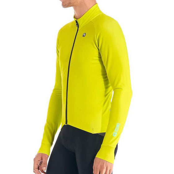 Giordana Men's G-Shield Thermal L/S Jersey - Acid Green