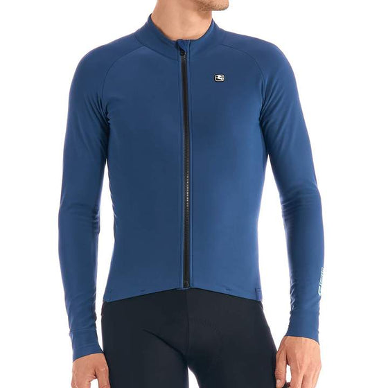 Giordana Men's G-Shield Thermal L/S Jersey - Charcoal Blue