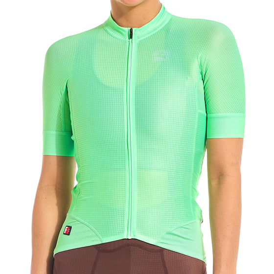 Giordana Women's FR-C Pro Neon S/S Jersey - Neon Mint