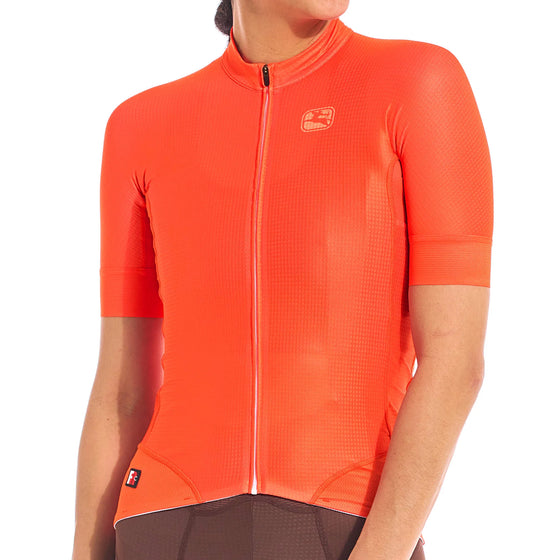 Giordana Women's FR-C Pro Neon S/S Jersey - Neon Orange