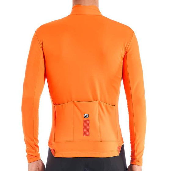 Giordana Mens SilverLine Thermal L/S Jersey - Orange