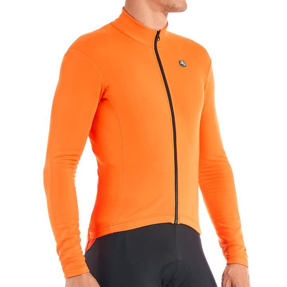 Giordana Mens SilverLine Thermal L/S Jersey - Orange