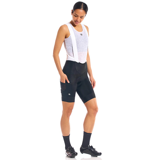Giordana Women's Vero Pro Cargo Bib Short - Black