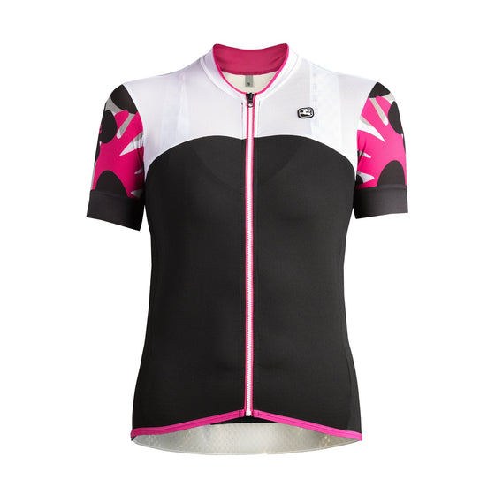 Giordana Womens Lungo S/S Jersey - Black/Pink