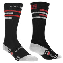  Giordana FR-C Tall Cuff Lines - Black/Red