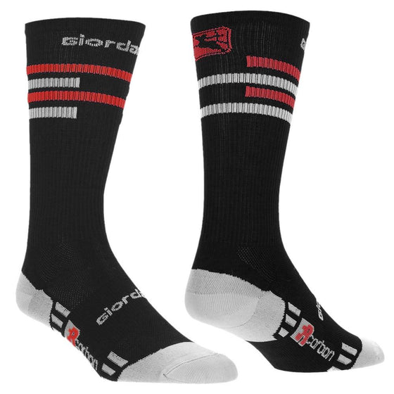 Giordana FR-C Tall Cuff Lines - Black/Red