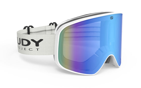 Rudy Project Skermo - White Matte Multilaser Blue