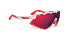  Rudy Project Defender - White Gloss - Multilaser Red