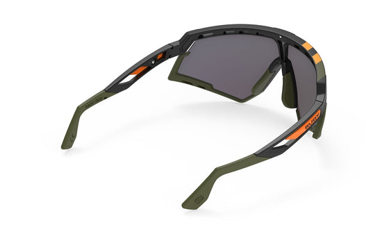 Rudy Project Defender - Black Matte/Olive Green - Multi Laser Orange