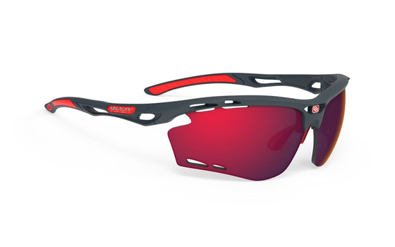 Rudy Project Propulse Charcoal Matte - Multi Laser Red