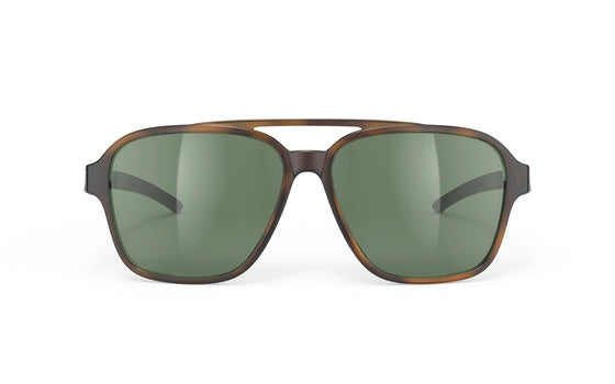 Rudy Project Croze - Demi Turtle Gloss - Green Lenses