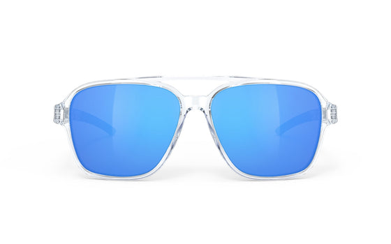 Rudy Project Croze - Crystal Gloss - Multi Laser Blue Lenses