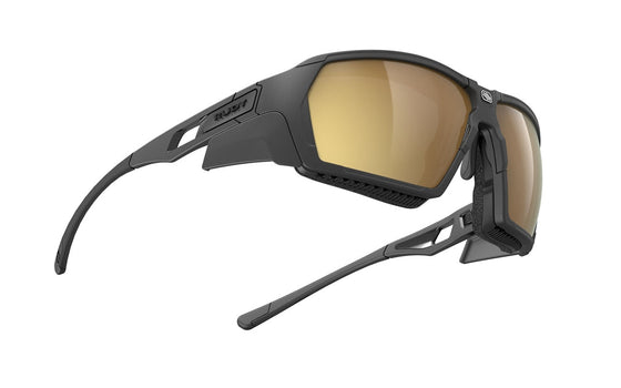 Rudy Project Agent Q Black Matte - ImpactX Photochromic 2 Laser Crimson