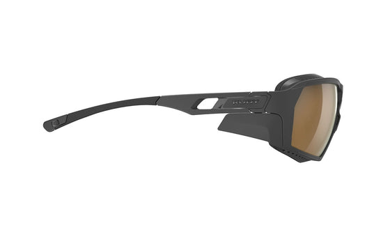 Rudy Project Agent Q Black Matte - ImpactX Photochromic 2 Laser Crimson