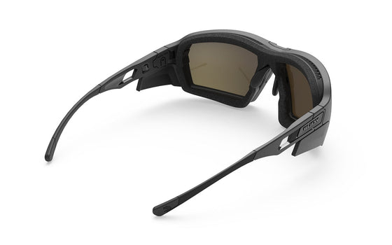 Rudy Project Agent Q Black Matte - ImpactX Photochromic 2 Laser Crimson