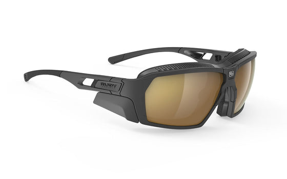 Rudy Project Agent Q Black Matte - ImpactX Photochromic 2 Laser Crimson
