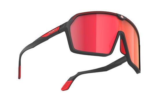 Rudy Project Spinshield - Black Matte - Multi Laser Red
