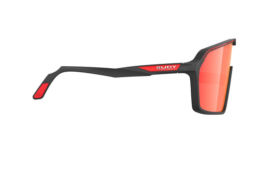 Rudy Project Spinshield - Black Matte - Multi Laser Red