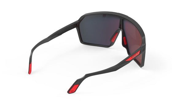 Rudy Project Spinshield - Black Matte - Multi Laser Red