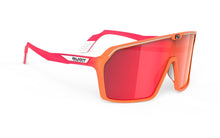  Rudy Project Spinshield - Mandarin Fade/Coral Matte - Multi Laser Red Lenses