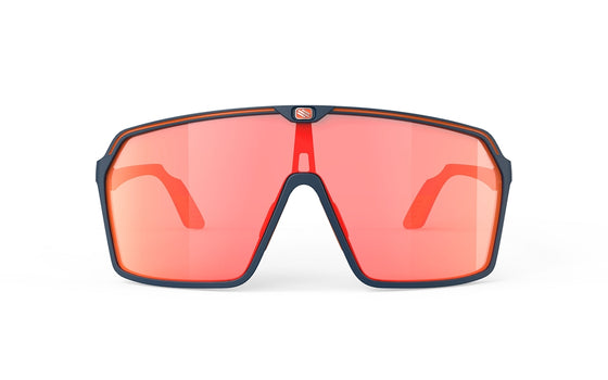 Rudy Project Spinshield - Blue Navy Matte - Multi Laser Orange