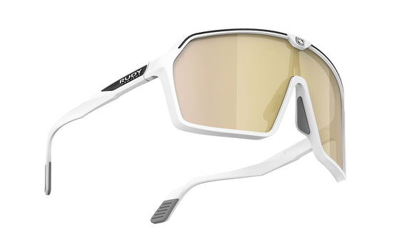 Rudy Project Spinshield - White  Matte - Multi Laser Gold Lenses