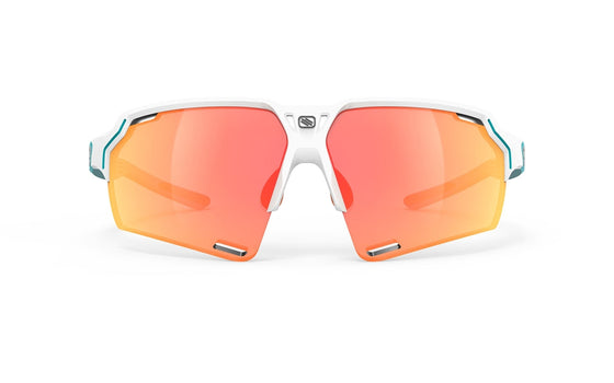 Rudy Project Deltabeat White/Emerald Matte - Multilaser Orange (NEW FOR 2023)