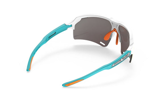 Rudy Project Deltabeat White/Emerald Matte - Multilaser Orange (NEW FOR 2023)