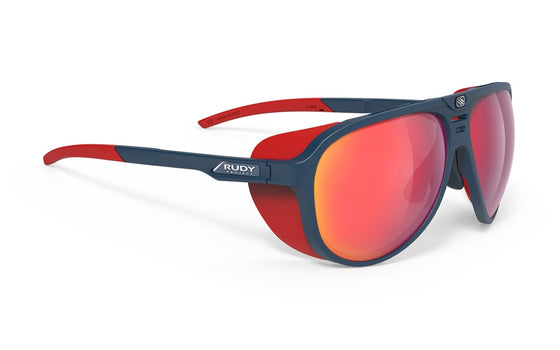 Rudy Project Stardash Blue Navy Matte - MultiLaser Red