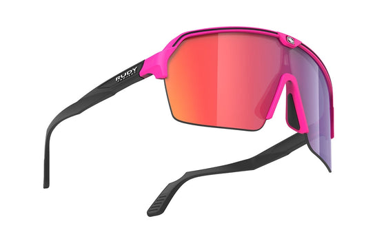 Rudy Project Spinshield Air - Pink Fluo/Black Matte - Multilaser Red