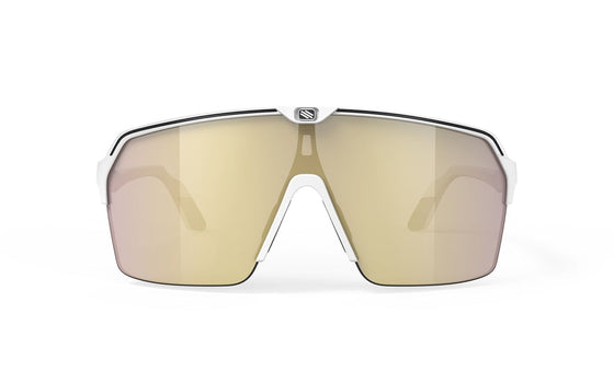 Rudy Project Spinshield Air - White Matte - Multilaser Gold (NEW FOR 2023)