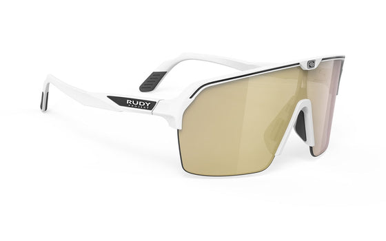 Rudy Project Spinshield Air - White Matte - Multilaser Gold (NEW FOR 2023)