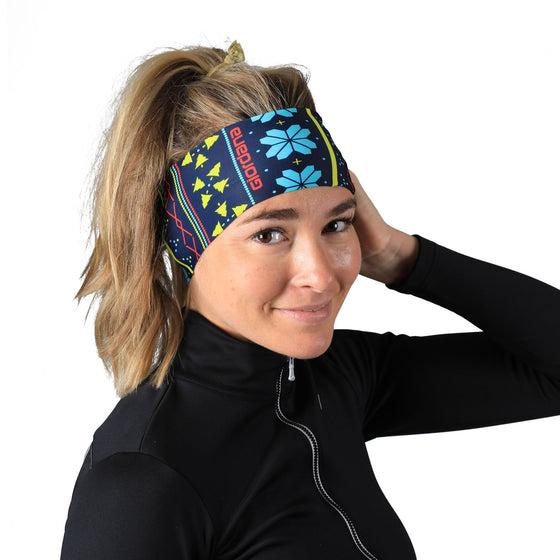 Giordana Seasonal Ear Cover - Fair Isle Navy